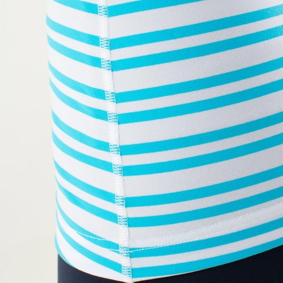 Lululemon Cool Racerback Twin Stripe Spry Blue - Picture 7 of 10
